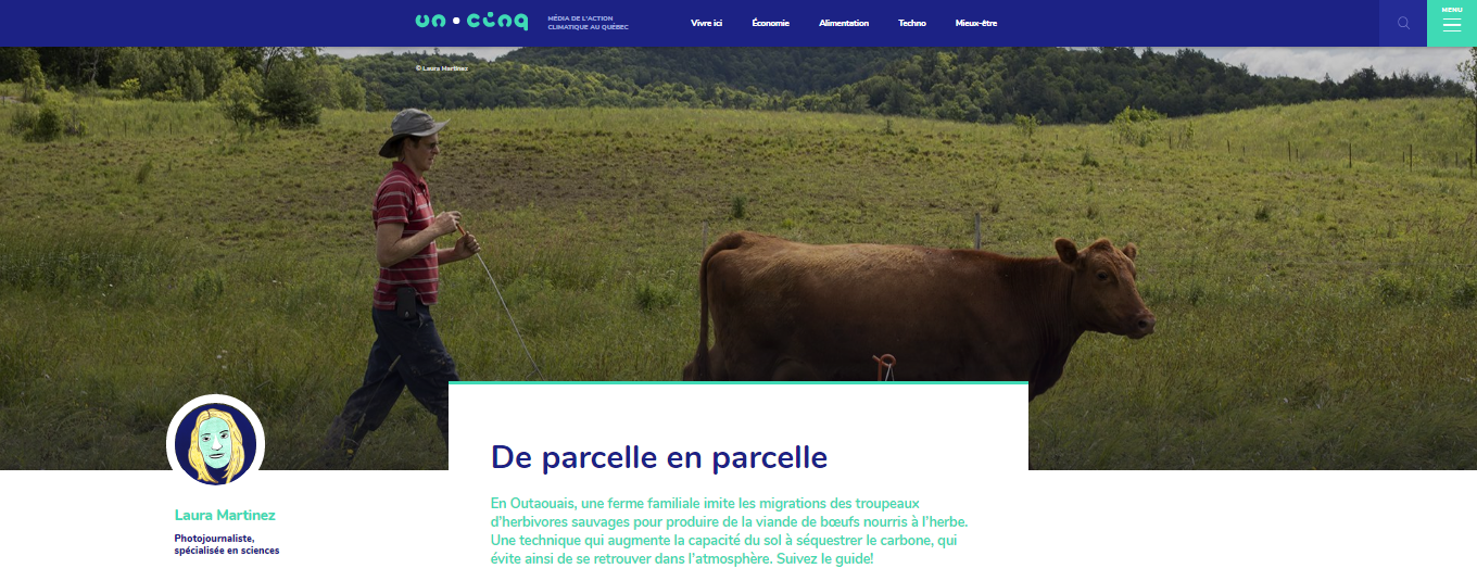 Grazing Days featured in Québec-based web publication Un point cinq