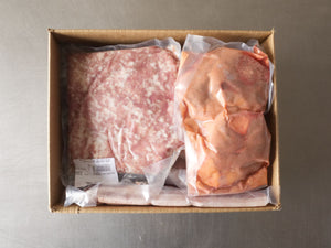 10lb Mixed Box of Grass-fed Beef, Pastured Pork and Pastured Chicken