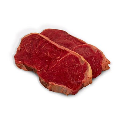 Striploin Steaks with Cap on